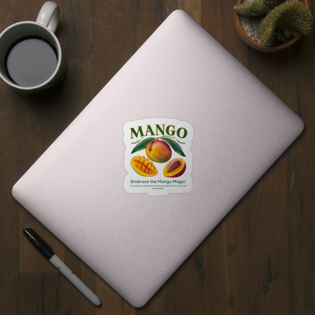 Mango Fruit With Health Benefits by Laugh Line Art 